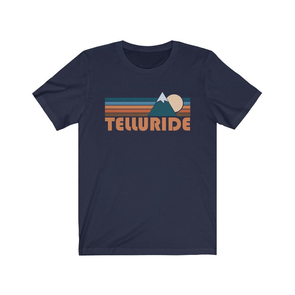 Telluride Colorado Shirt Retro Mountain Unisex Telluride TShirt Personalization Available Graphic Tee – Premium Graphic · Trending Graphic Apparel