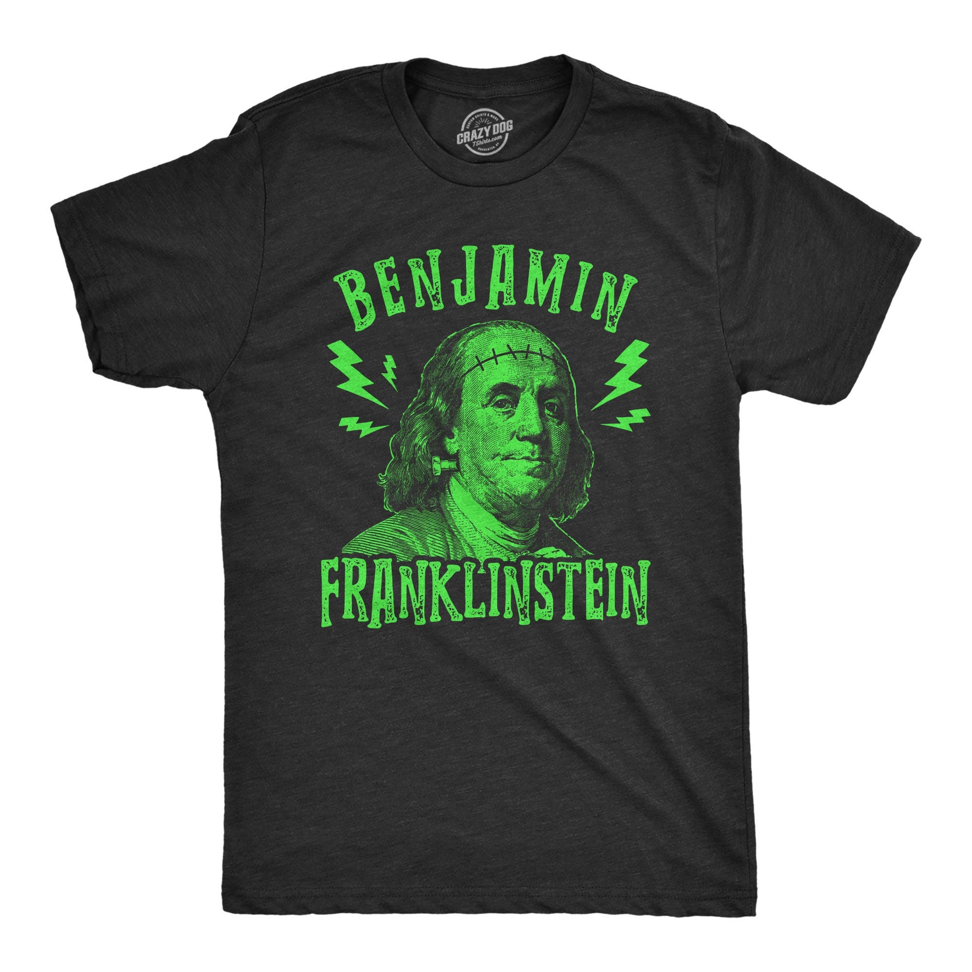 Benjamin Franklinstein Halloween Shirt President Shirts Funny Halloween Shirt Death Shirt Halloween Costume Shirt Frankenstein Shirts Graphic Tee – Easygoing Wear · Must-Have Style