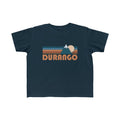 Durango Colorado Toddler Shirt Retro Mountain Durango Toddler TShirt Personalization Available Graphic Tee – Feel-Good Design · Top Pick For Any Outfit