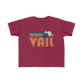 Vail Colorado Toddler Shirt Retro Mountain Vail Toddler TShirt Personalization Available Graphic Tee – Soft Feel · High-Quality Print