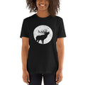 Deer by Fullmoon I Deerhunting Hunter Gift I Hiker and Nature Tee Shirt Graphic Tee – Warm & Stylish · Perfect For Daily Wear