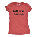 Hell Was Boring Halloween Shirt Women 666 Spooky Shirt Funny Halloween Shirt Halloween Costume Devil Shirts Evil Shirts Graphic Tee – Warm & Stylish · Perfect For Daily Wear