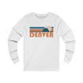 Denver Colorado Long Sleeve Shirt Retro Mountain Adult Unisex Denver Long Sleeve T Shirt Personalization Available Graphic Tee – Bold Style · Trending Graphic Apparel