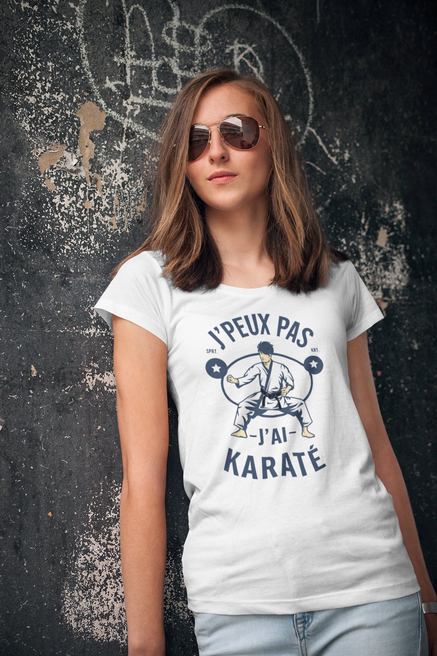 Karat J39peux pas j39ai Karat T shirt Femme Bio Humour Fun Drle Collection Pour Karatka Graphic Tee – Bold Style · High-Quality Print