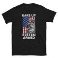 Ears Up System Armed Us Flag K9 Police Dog Tshirt Graphic Tee – Fan Favorite · Top Pick For Any Outfit