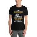 Woodworker can39t fix Stupid I Funny Carpenter T Shirt Graphic Tee – Everyday Comfort · Trending Graphic Apparel