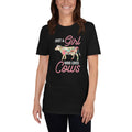 Just A Girl Who Loves Cows T Shirt Graphic Tee – Premium Graphic · Trending Graphic Apparel
