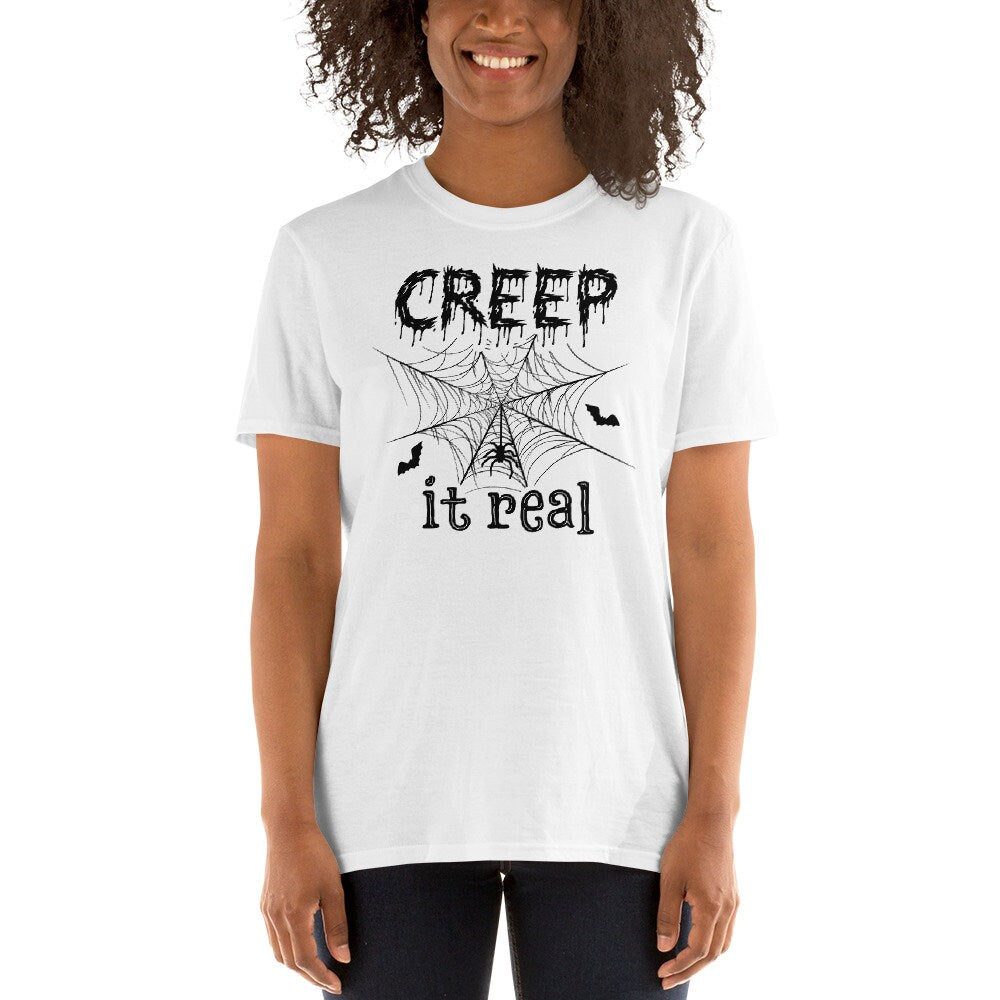 Halloween Creep It Real Unisex T Shirt Graphic Tee – Aesthetic Look · Must-Have Style
