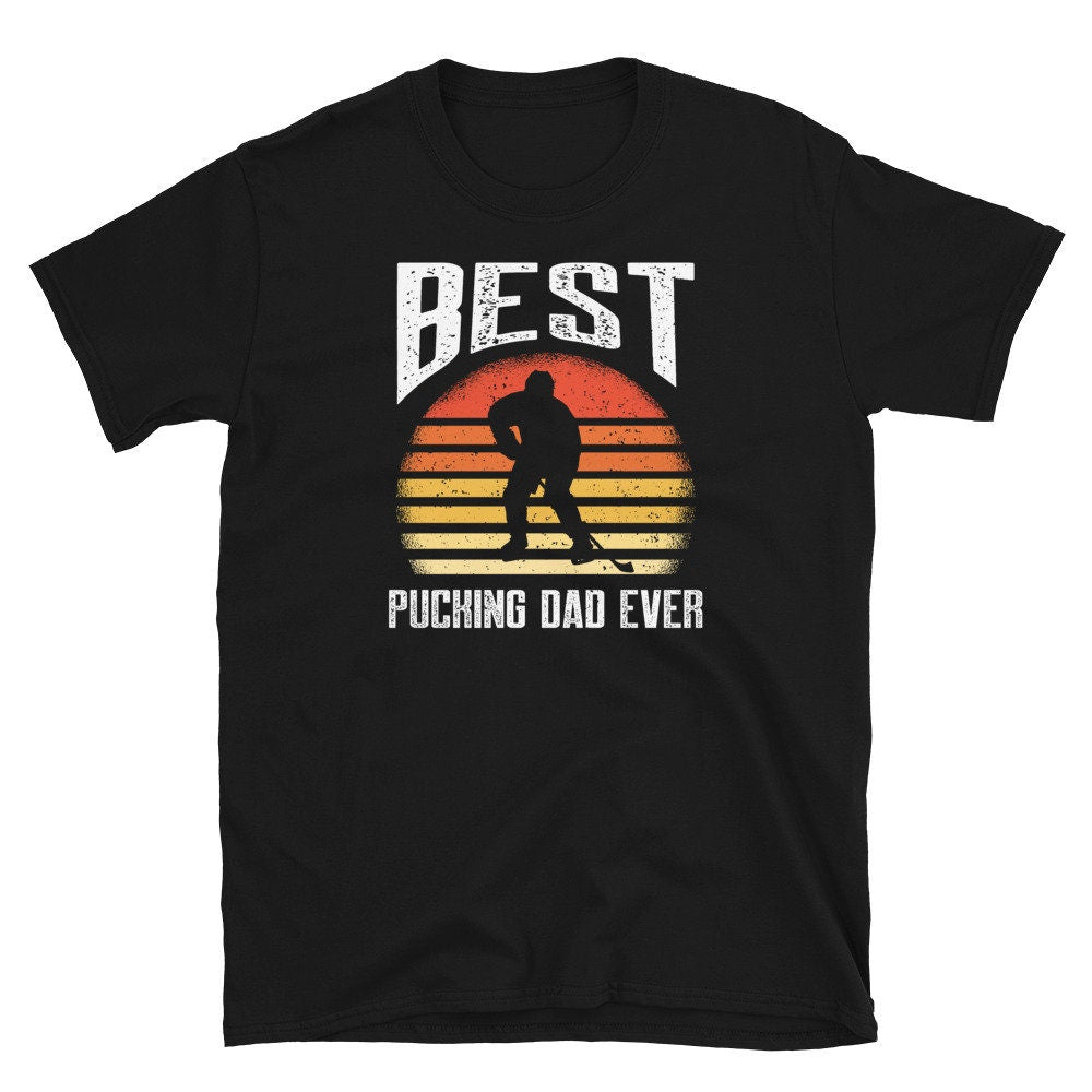 Retro Sunset Best Pucking Dad T Shirt Graphic Tee – Premium Graphic · Great Gift For Fans