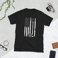 US Flag Puck and Hockey Racket T Shirt Graphic Tee – Feel-Good Design · Perfect For Daily Wear