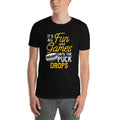 Funny Hockey Sport Quote quotIt39s All Fun And Games Until The Puck Dropsquot T Shirt Graphic Tee – Aesthetic Look · High-Quality Print