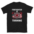 US Flag Firefighter in Training T Shirt Graphic Tee – Everyday Comfort · Perfect For Daily Wear
