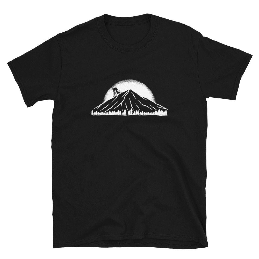 Downhill Mountainbiker Freeride Cyclist T Shirt Graphic Tee – Warm & Stylish · High-Quality Print