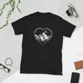 Heart for Nature Mountain Love Hiking by Night T Shirt Graphic Tee – Warm & Stylish · Trending Graphic Apparel