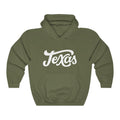 Texas Hoodie Hand Lettered Unisex Texas Sweatshirt Personalization Available Hoodie – Feel-Good Design · Perfect For Daily Wear