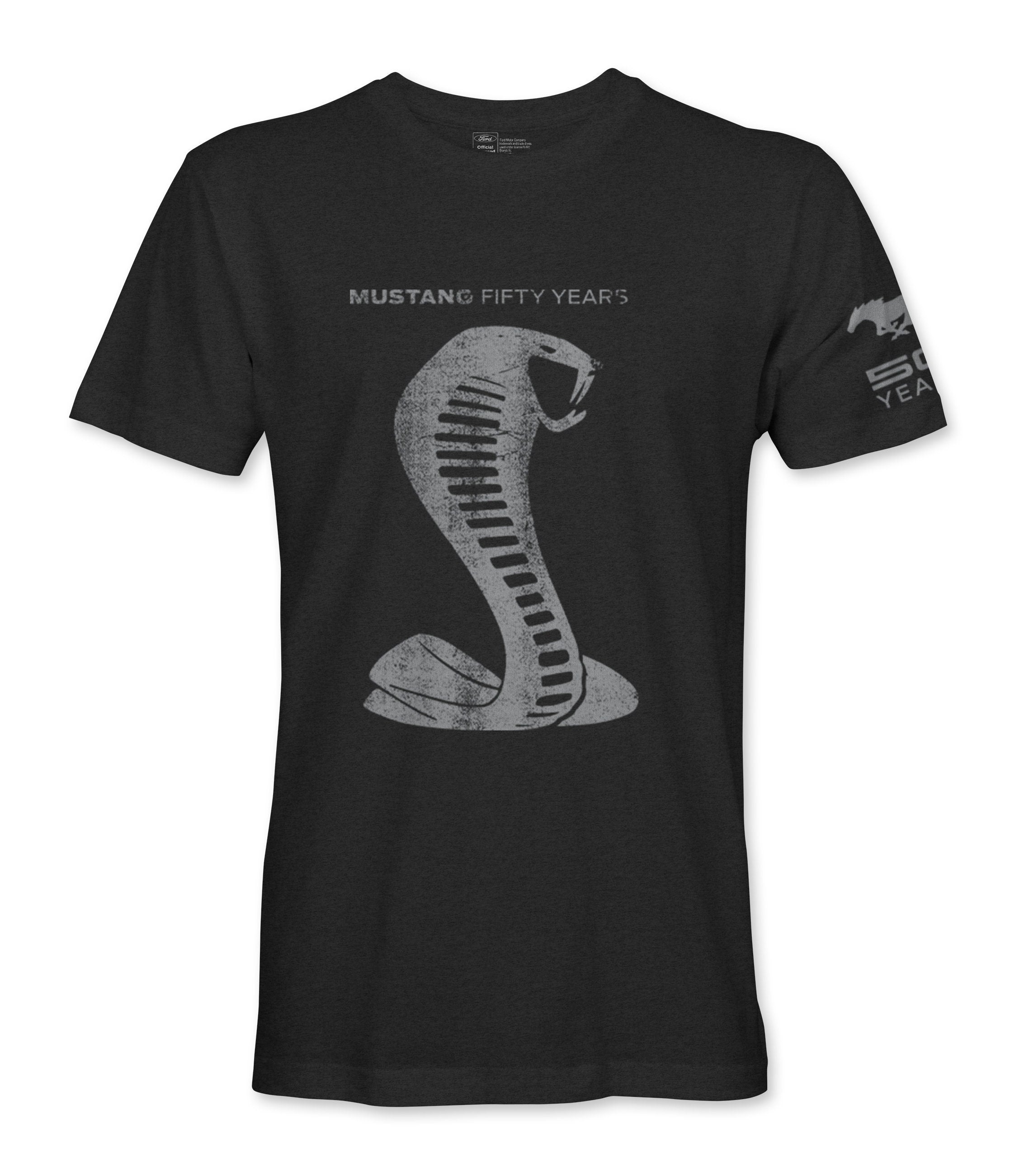 Official Licensed Ford Mustang Supersnake 50 Years T Shirt Graphic Tee – Feel-Good Design · Top Pick For Any Outfit