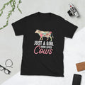 Girl Loves Cows Funny Proud Farmer Wife T Shirt Graphic Tee – Fan Favorite · Top Pick For Any Outfit