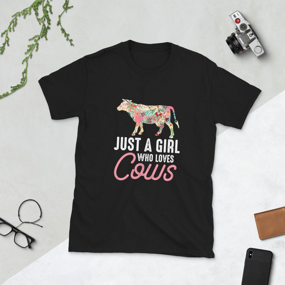 Girl Loves Cows Funny Proud Farmer Wife T Shirt Graphic Tee – Fan Favorite · Top Pick For Any Outfit