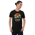 Snowboarder I The Mountains Are Calling And I Must Go Retro Sunset T Shirt Graphic Tee – Warm & Stylish · Trending Graphic Apparel