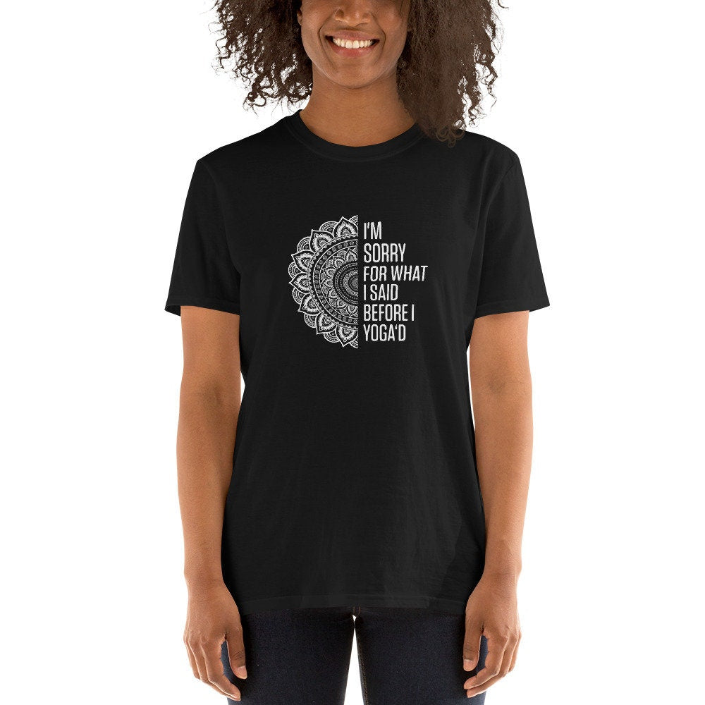 Yoga Ornament Flower Mandala T Shirt Graphic Tee – Warm & Stylish · Great Gift For Fans