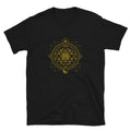 Sri Yantra Geometry Chakra Sun and Moon T Shirt Graphic Tee – Warm & Stylish · Great Gift For Fans
