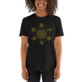 Golden Metatron Cube Om Symbol Chakra T Shirt Graphic Tee – Fan Favorite · Top Pick For Any Outfit