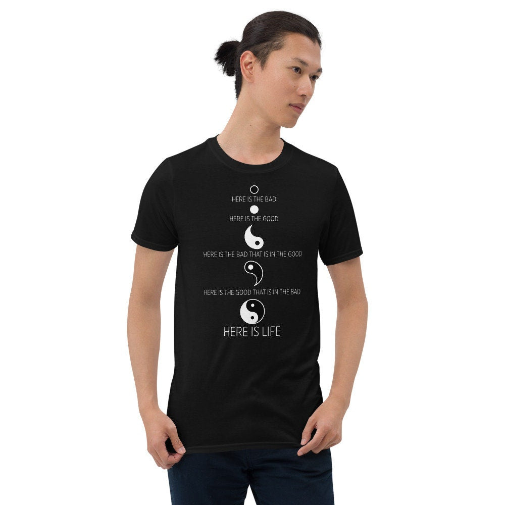 Buddist Life Yin Yang T Shirt Graphic Tee – Fan Favorite · High-Quality Print
