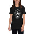 Sri Yantra Mandala Full Moon and Sun Triskele T Shirt Graphic Tee – Premium Graphic · Trending Graphic Apparel