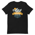 Rocky Mountain Retro Sunset National Park T Shirt Graphic Tee – Soft Feel · Must-Have Style