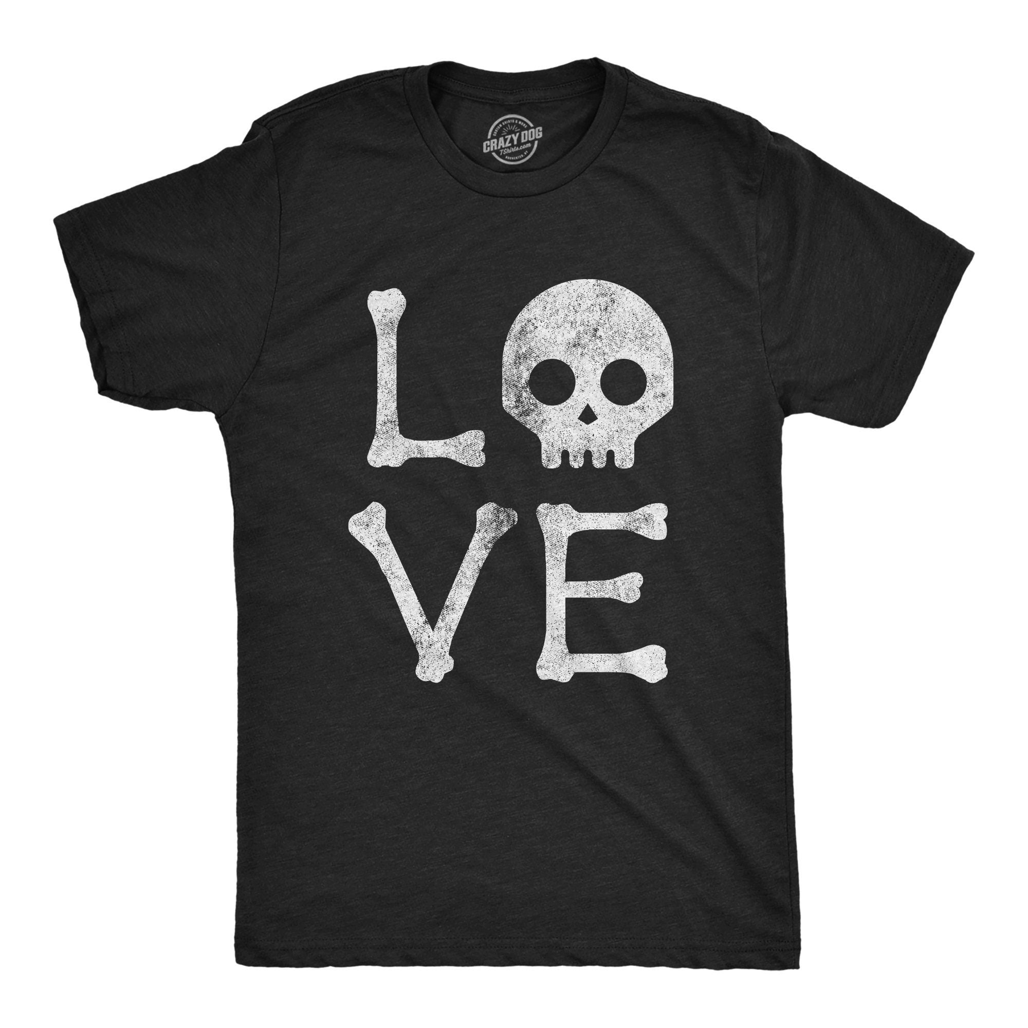 Love Skull Shirt Mens Halloween TShirt Skull Tee Halloween Costume Ideas Love Halloween Skeleton Shirt Unisex Shirts Graphic Tee – Soft Feel · Top Pick For Any Outfit