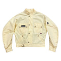 Belstaff Womens Bomber Style Jacket Vintage High End Designer Coat Cream VTG Graphic Tee – Warm & Stylish · Trending Graphic Apparel