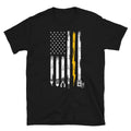 Electrician US Flag Tools for Electricians Short Sleeve Unisex T Shirt Graphic Tee – Premium Graphic · High-Quality Print