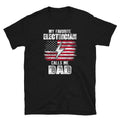 My Favourite Electrician Calls me Dad Short Sleeve Unisex T Shirt Graphic Tee – Easygoing Wear · Perfect For Daily Wear