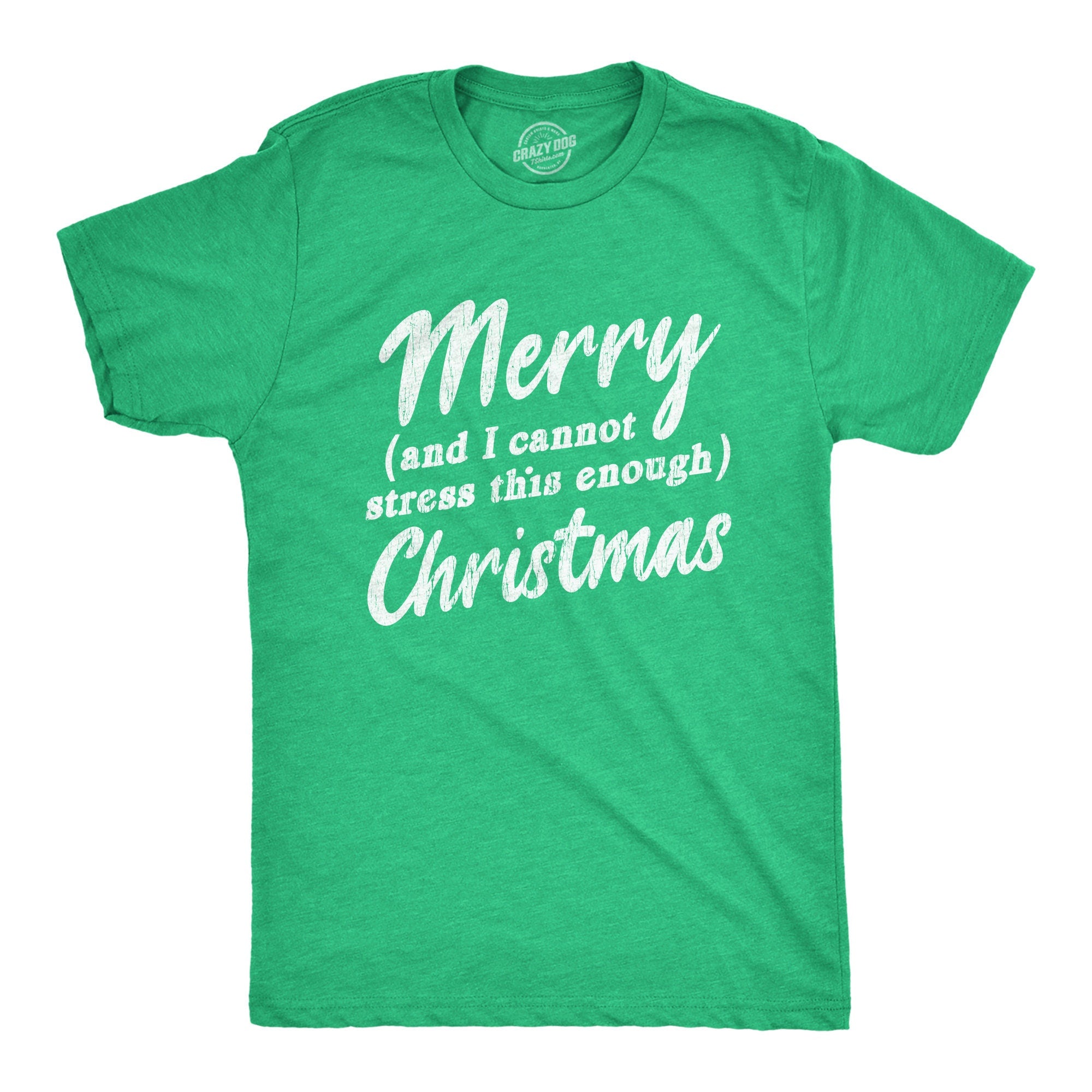 Funny Christmas Shirt Merry Cannot Stress Enoug Christmas Shirt Funny Shirt Xmas Offensive Xmas Gifts Funny Sarcastic Christmas Graphic Tee – Feel-Good Design · Great Gift For Fans