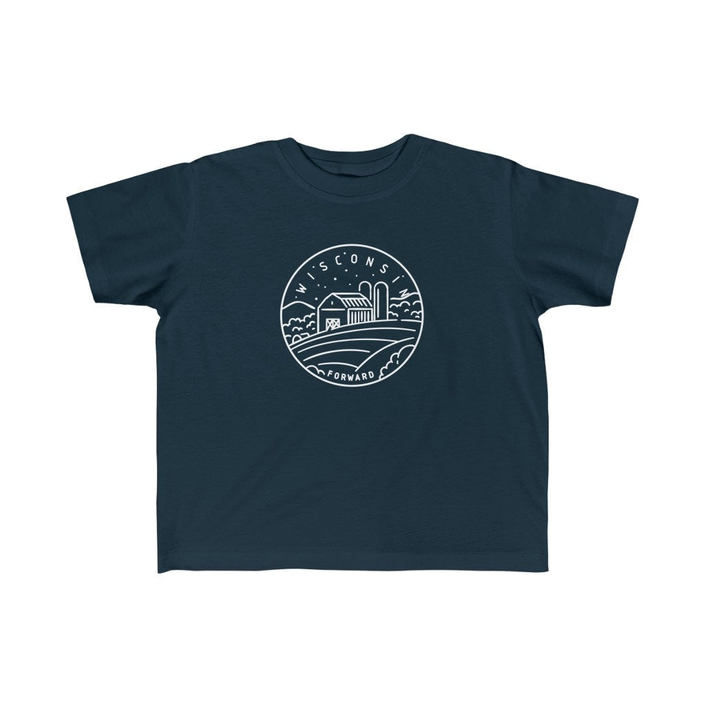 Wisconsin Toddler Shirt State Design Wisconsin Kid39s TShirt Personalization Available Graphic Tee – Premium Graphic · High-Quality Print