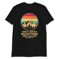 Great Smoky Mountains Are Calling Retro Sunset T Shirt Graphic Tee – Feel-Good Design · Great Gift For Fans