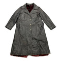 Mario Valentino Long Fur Lined Leather Trench Coat Vintage Designer Grey VTG Graphic Tee – Easygoing Wear · Perfect For Daily Wear