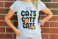 Cats Cats Cats T Shirt Funny Womens Cat Tshirts Cat Lover Gift Funny Womens Tshirts Cat Mom Shirt Cute Womens Shirts Graphic Tee – Soft Feel · Great Gift For Fans
