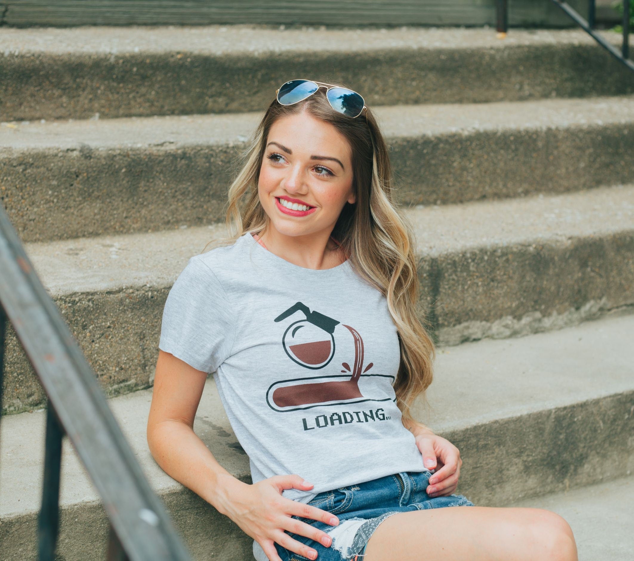 Coffee Shirts Caffeine T Shirt Funny Coffee Shirt Coffee Shirt Coffee Loading Mondays Loading Need Coffee Funny Shirts Graphic Tee – Cozy Vibes · Trending Graphic Apparel
