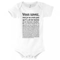 Body Bb C39est une bonne situation a Scribe Bonne ou de mauvaise situation Body bb garon et fille Graphic Tee – Warm & Stylish · Perfect For Daily Wear