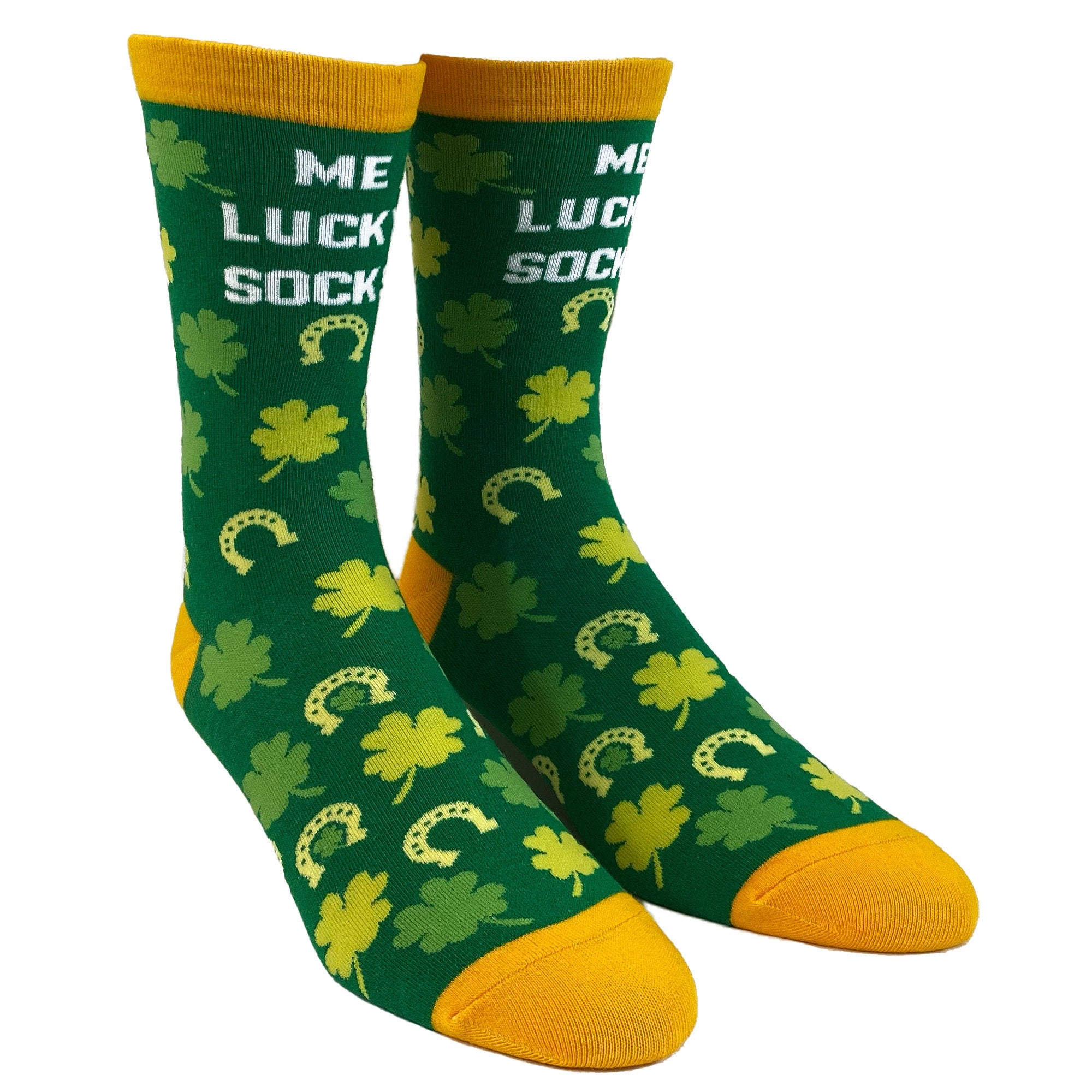 Me Lucky Socks Funny Unisex St Patrick39s Day Socks Clover Socks Horseshoe Socks Funky Socks Funny Drinking Socks Compression Socks Graphic Tee – Everyday Comfort · Must-Have Style