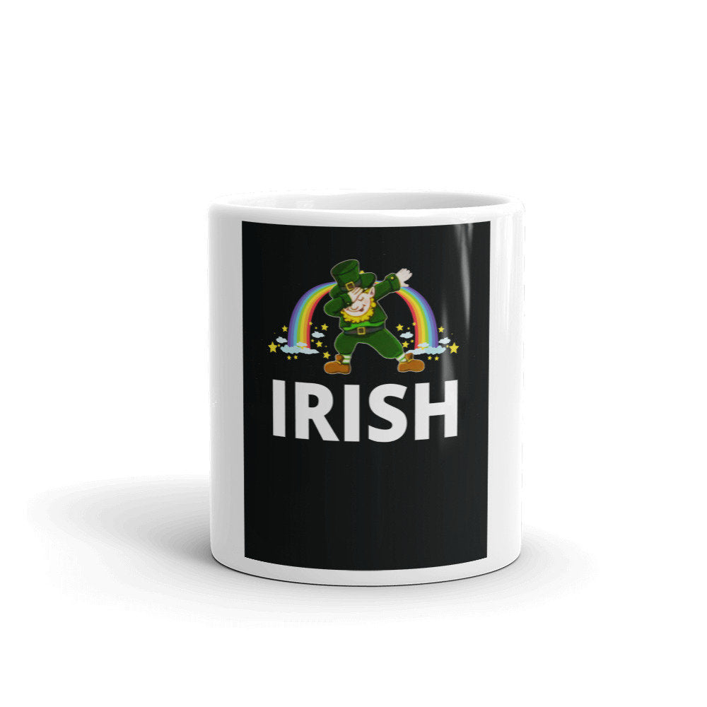 Irish Leprachaun Dabbing Dancing Mug Graphic Tee – Cozy Vibes · Great Gift For Fans