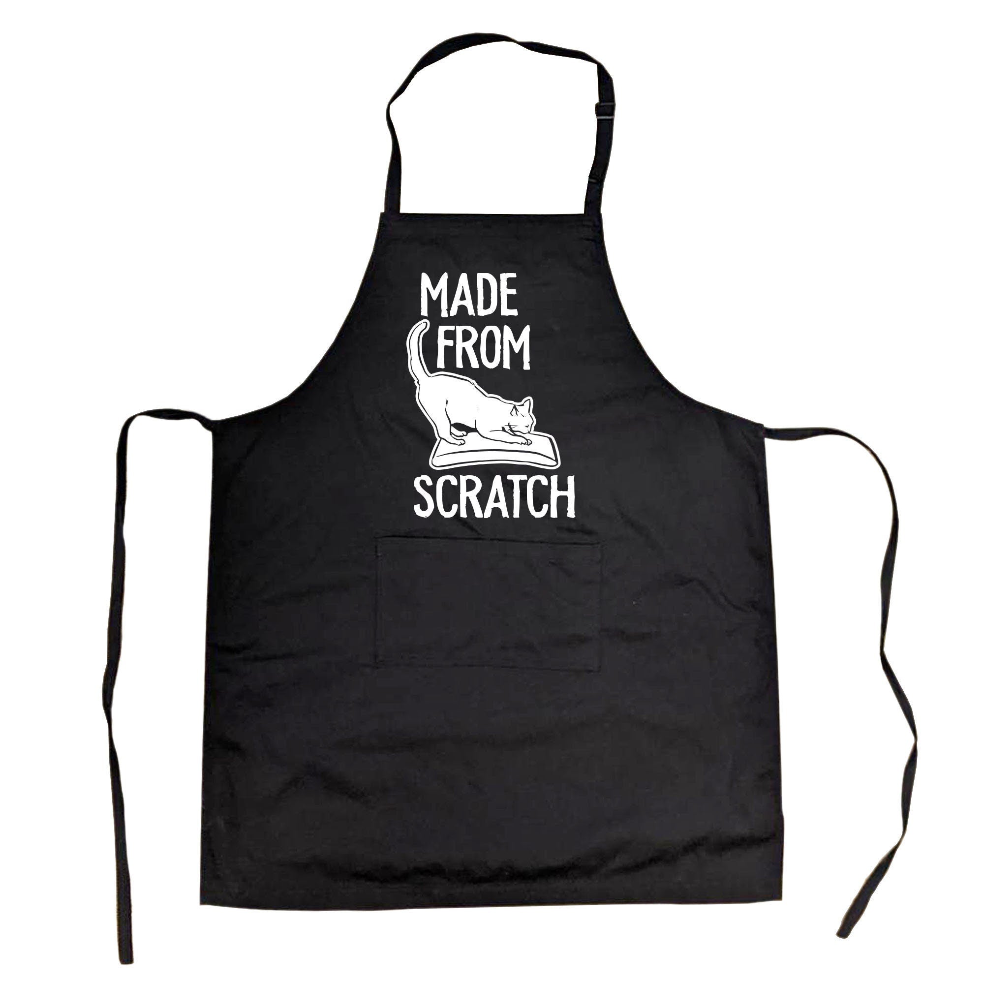 Funny Baking Apron Made From Scratch Funny Aprons Aprons Mothers Day Baking GiftCat Aprons Bakers Gift Funny Cat Lover Gifts Cat Graphic Tee – Easygoing Wear · High-Quality Print