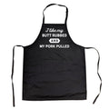 Funny Barbecue Apron Offensive Apron Fathers Day Gift Gift for Dad Offensive Cooking Apron I Like My Butt Rubbed and My Pork Pulled Graphic Tee – Soft Feel · Top Pick For Any Outfit
