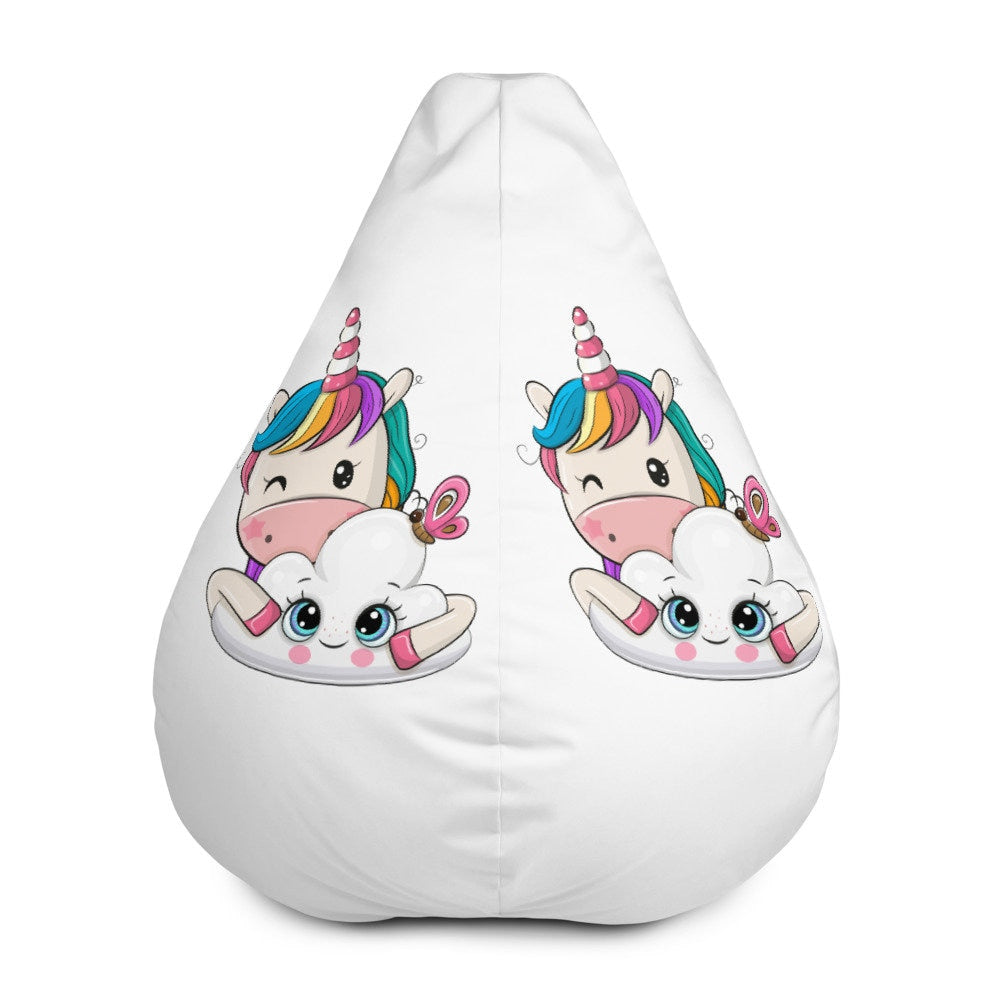Unicorn Cloud Hug Bean Bag Chair Cover Tote Bag – Everyday Comfort · Must-Have Style