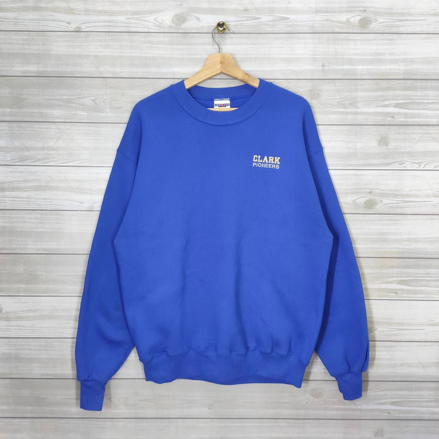 Clarks Pioneers Crewneck Large Vintage Dead Clarks Pioneers Jumper Pullover Blue Size L Graphic Tee – Cozy Vibes · High-Quality Print