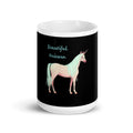 Beautiful Unicorn Whimsical Fun Ceramic Coffee Mug Graphic Tee – Cozy Vibes · Perfect For Daily Wear