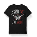 Airsoft J39peux pas j39ai Airsoft T shirt Bio Femme Homme Enfant et Body Bb Humour Fun Drle Collection Pour Joueur de Airsoft Graphic Tee – Easygoing Wear · Great Gift For Fans