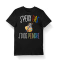 Peindre J39peux pas j39dois Peindre T shirt Bio Homme Femme Enfant et Body Bb Humour Fun Drle Collection Pour Peintre Graphic Tee – Easygoing Wear · Perfect For Daily Wear