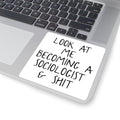 Sociology Sociologist Sticker Laptop Sticker Funny Vinyl Sticker Birthday Gifts for Men and Women Graphic Tee – Soft Feel · Top Pick For Any Outfit